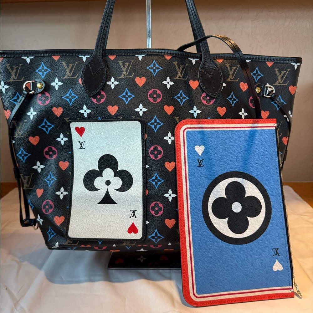 Louis Vuitton Neverfull MM – Game On Collection Tote w/ Pouch